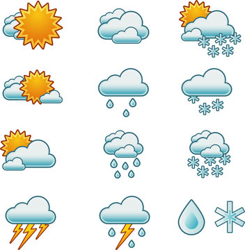 Weather Forecast vector icone