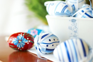 Table with Easter Decoration