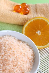 Orange Baden Wellness Badesalz