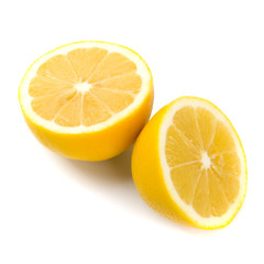 fresh lemon halves