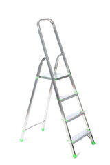stepladder isolated on white