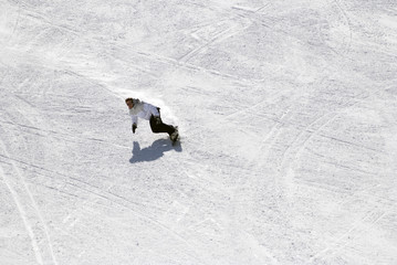 Man Snowboarding