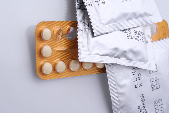 pills and condoms