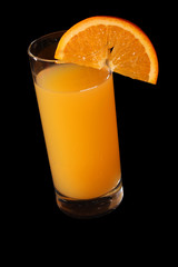 orange juice and orange