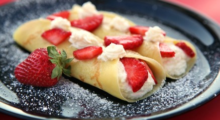 Strawberry Crepes