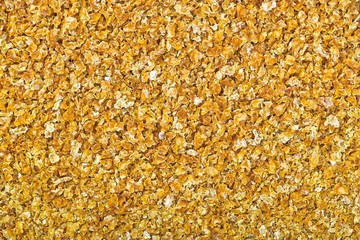 Yellow breadcrumb flakes macro background pattern texture