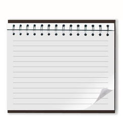Spiral bound note pad