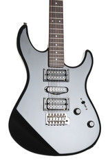 Close up of an electrical guitar