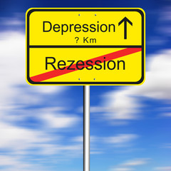 Obraz premium Wirtschaftskrise