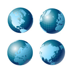 World global planet earth icon