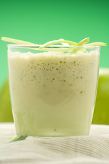 fresh fruit milk shake apple