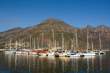 Fototapeta na wymiar Hout Bay Harbor, South Africa