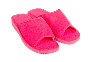 Lady pink slippers