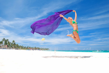 Jump with sarong