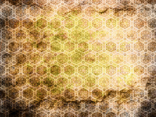 Old rusty and grunge floral background