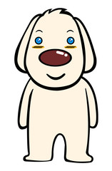 Obraz premium cartoon dog