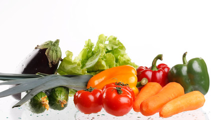 Fresh vegetables.