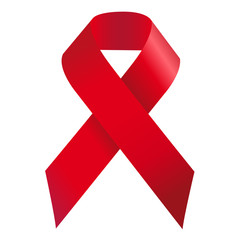 ruban rouge contre le fleau du sida