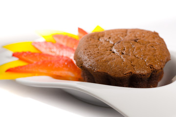 Cake with fruits