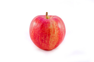 Red Apple On White Background