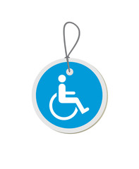 handicapped tag