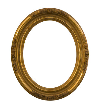 Round frame with clipping path