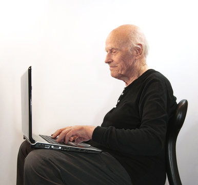 Cool Senior Surfer