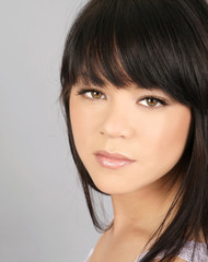 Naklejka premium Beautiful Asian woman