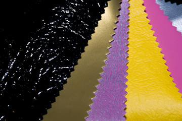Colorful leather patterns