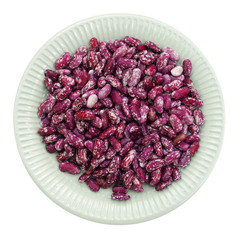 des haricots marbrés frais