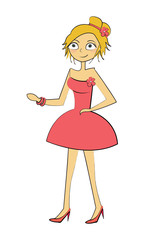 femme tenue de soirée