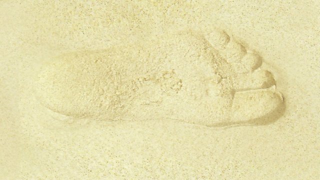 Marcher dans le sable - HD, boucle