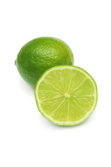 Lime isolated on white.
