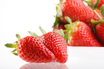 .Fresh and tasty strawberries