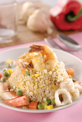 seafood fried rice