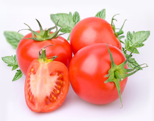 Tomatoes, object on a white background