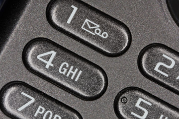 phone buttons with message icon