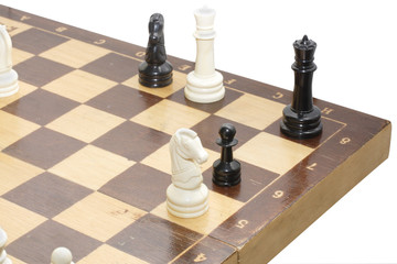 Corner of chessboard