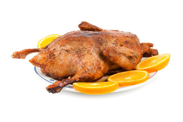 Baked duck