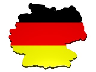 Obraz premium germany map