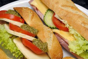 baguette sandwiches
