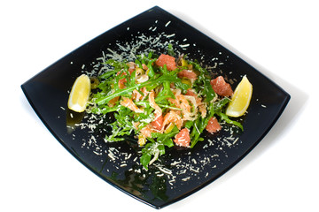 Italian salad with salmon