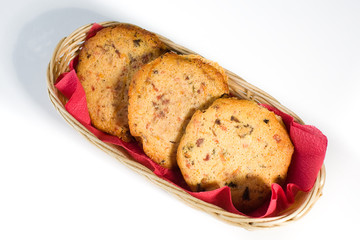 Cookies in basket