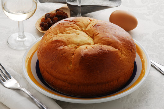Torta gialla - mandorle carote grappa farina gialla - Veneto