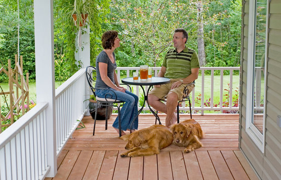 Couple On Porch