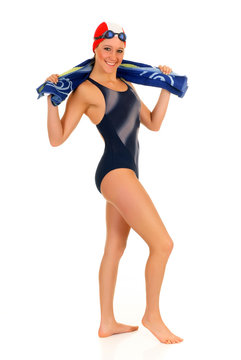 Athlete, female swimmer