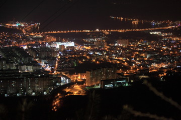 Nachtaufnahme von Jinhae