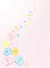 Abstract floral background