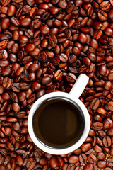 Cup of black coffee