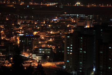 Nachtaufnahme von Jinhae